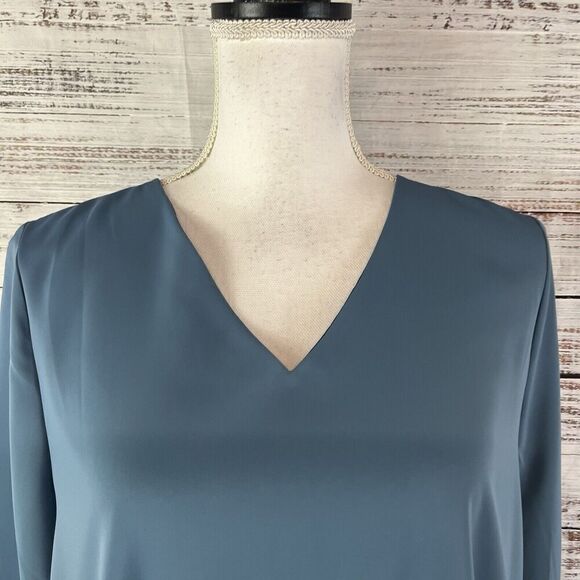 Sugar Lips Dress size Medium Shimmery Gray Knee Straight Boho Wedding Church - Picture 4 of 12